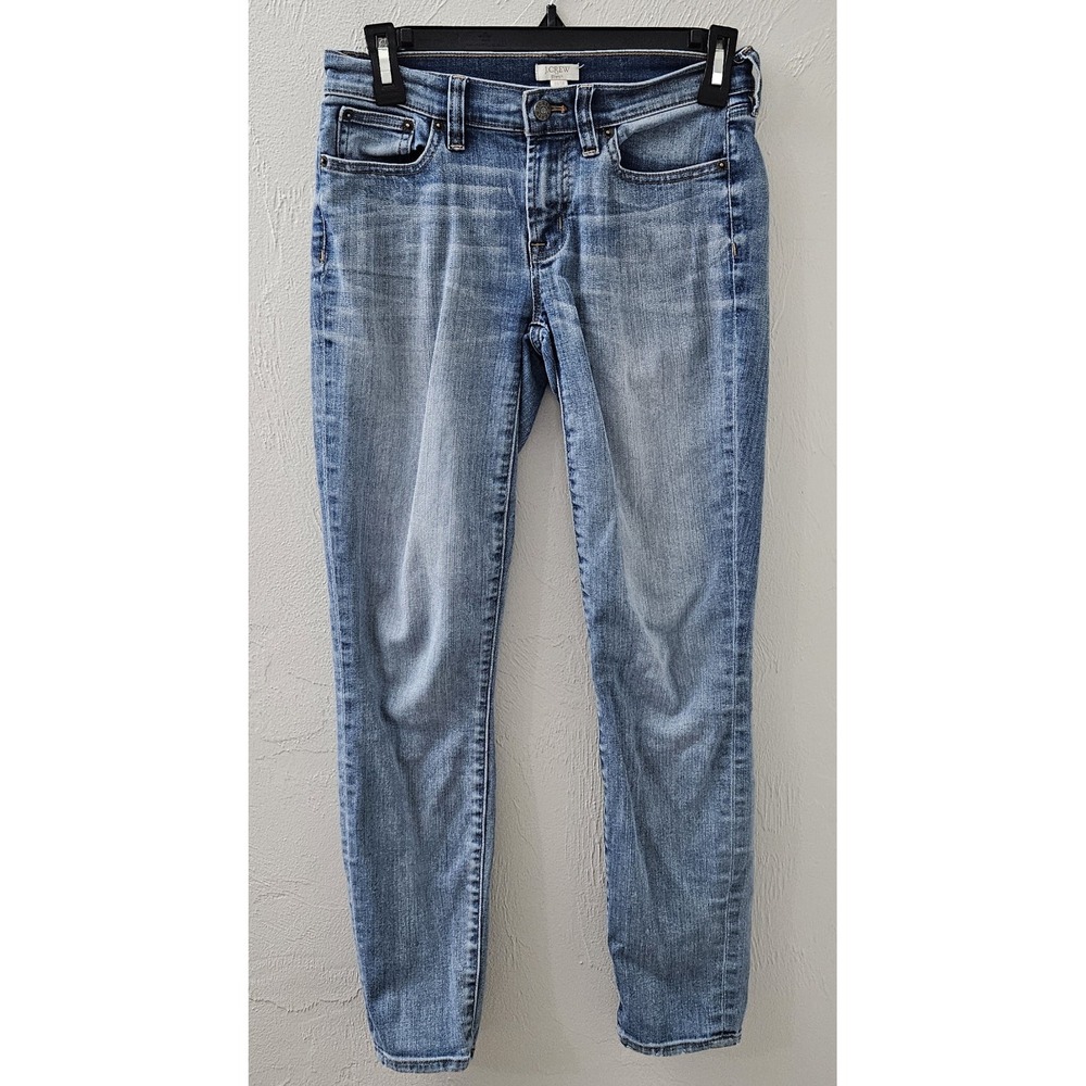 J. Crew Jeans Womens 25/28 Blue Matchstick Straight Denim Cotton Style C9202‎
